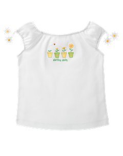 Gymboree Daisy chain shorts outfit, like new 12-18