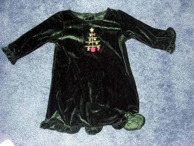 Christmas tree dress