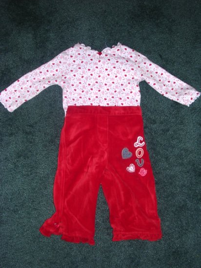 3pc Koala kids valentine set 12 months