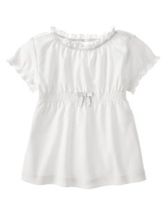 Gymboree Candy apple smocked tee 12-18