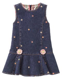 Gymboree Freshly Picked denim dress 12-18