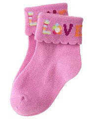 Gymboree Snow Blossom socks 12-24