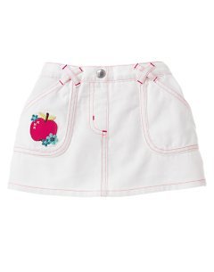 Gymboree Candy Apple denim skort 18-24
