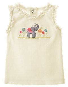 Gymboree Summer Safari ruffle tank 12-18