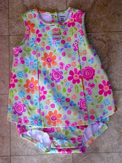 Carter's flower romper 18 months