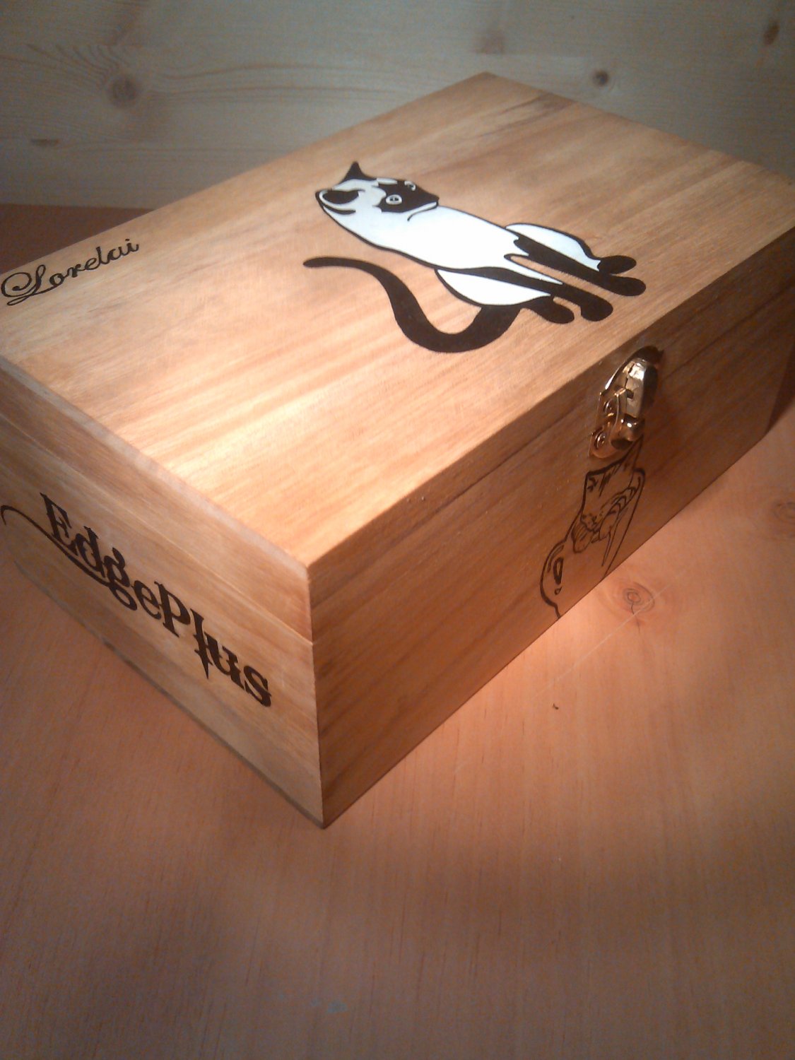 rare collectible " siamese cat 2 " trinket box, womens jewelry box, present, gift, stash box