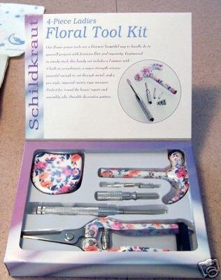 4-Piece Ladies Floral Tool Kit NEW in Box