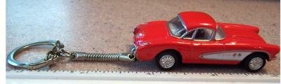 1957 Chevrolet Corvette Key Chain Red