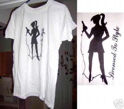 NEW Licensed to Style White Non-Fitted T-shirt Medium