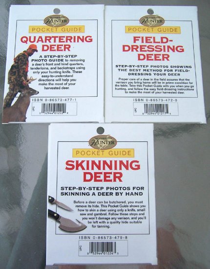 3 NEW Deer Hunting Pocket Guides