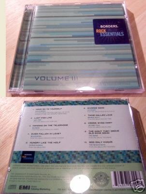 Borders Rock Essentials Volume III CD