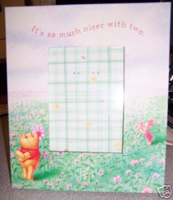 Pooh and Piglet Picture Frame 3 X 4 New