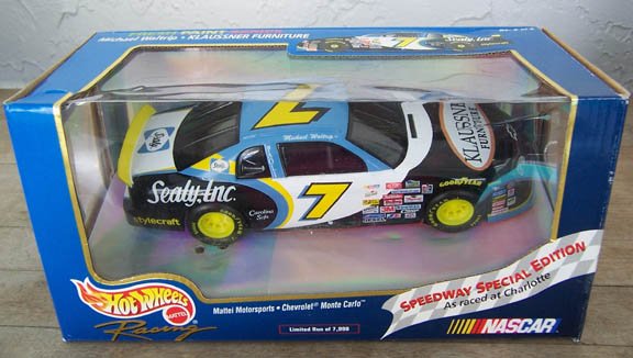 1999 Hot Wheels NASCAR Michael Waltrip #7 Klaussner