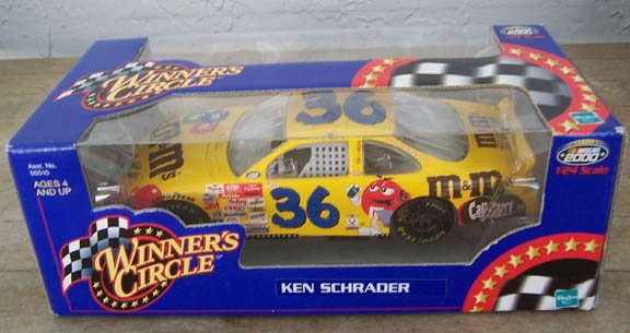 2000 Winner's Circle NASCAR Ken Schrader #36 M&M