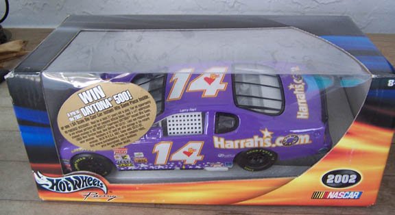 2002 Hot Wheels NASCAR Larry Foyt #14 Harrah's.com