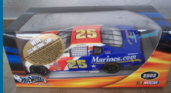 2002 Hot Wheels NASCAR Randy Tolsma #25 Marines.com