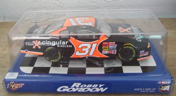 2002 Winner's Circle NASCAR Robby Gordon #31 Cingular