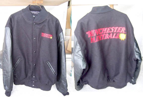 NEW Winchester Paintball Varsity Jacket Black XXL