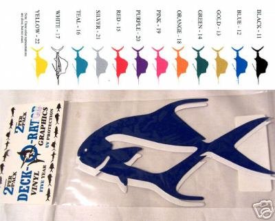 Permit Vinyl Decal 2 pack Blue
