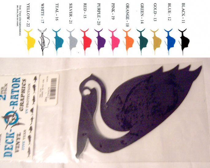 Pelican Vinyl Decal 2 pack Red