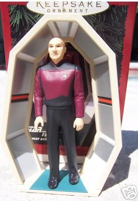 Hallmark Star Trek Ornament Captain Jean-Luc Picard NEW