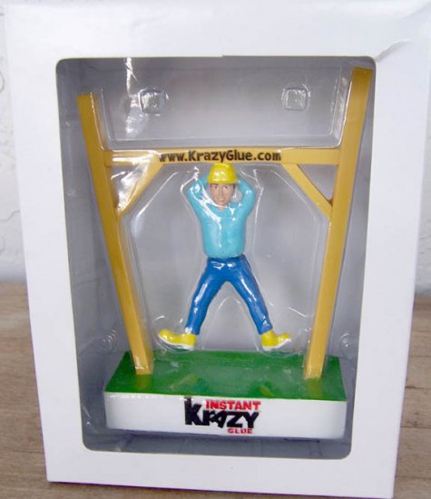 Krazy Glue 35th Anniversary Hanging Man Bobble Body