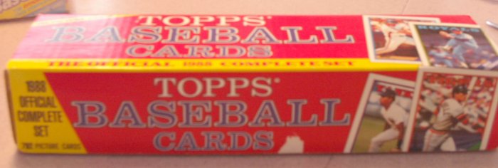 1988 Topps Baseball Cards Factory Set Holiday