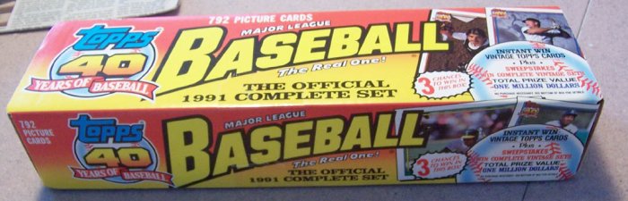 1991 Topps Baseball Cards Factory Set SEALED Chipper