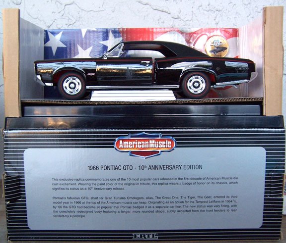 American Muscle 1966 GTO Anniversary Edition Black NEW