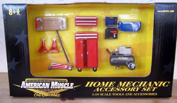 ERTL American Muscle Home Mechanic Accessory Set NEW