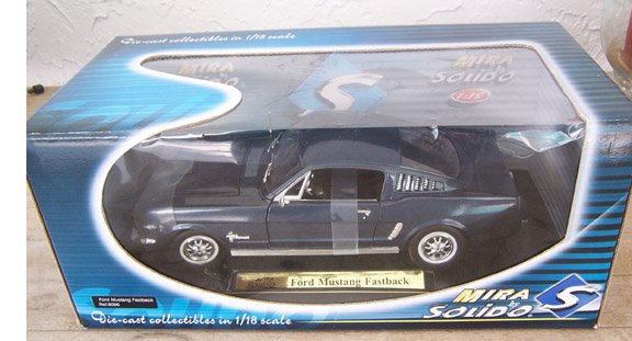 Mira by Solido Ford Mustang Fastback NEW 1:18 scale