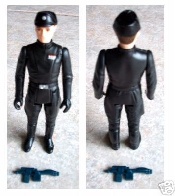 Vintage Imperial Commander Figure with Weapon