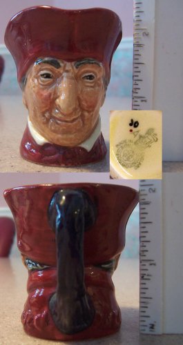 Royal Doulton Character Jug Cardinal 2"" high