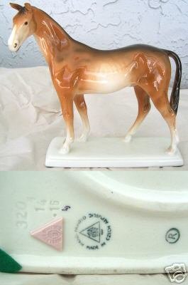 Royal Dux Horse Standing Mint Condition