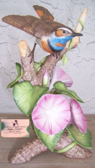 1983 Natl Audubon Arthur Singer Bluethroat Figurine