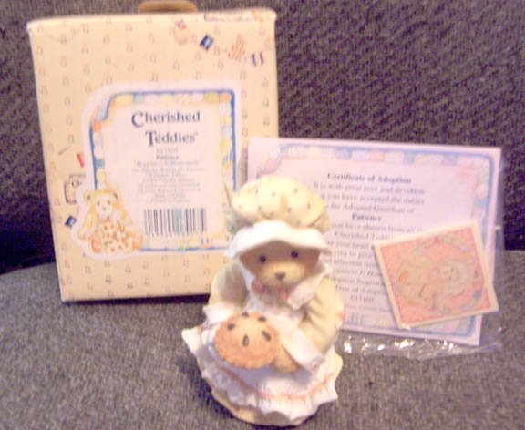 Cherished Teddies #617105 Patience NEW in Box