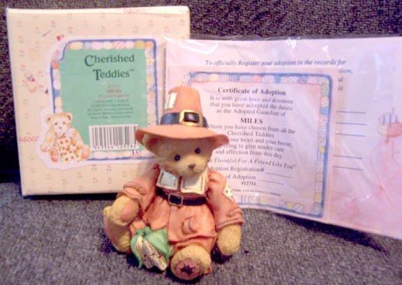 Cherished Teddies #912751 Miles NEW in Box