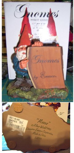 1993 Enesco Klaus Wickl Gnome Moses #328146