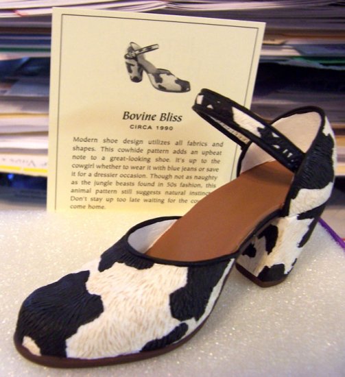 Just the Right Shoe 25036 Bovine Bliss Mint NEW