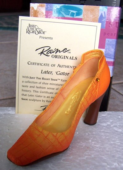 Just the Right Shoe 25104 Later, Gator Mint NEW
