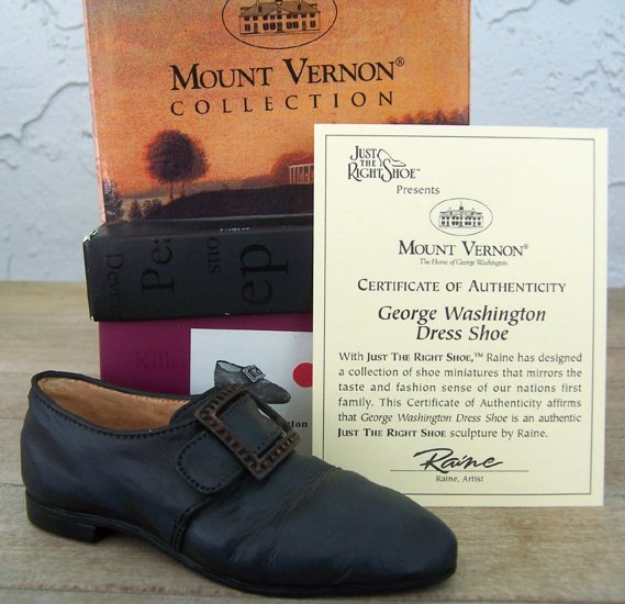 Just the Right Shoe 25414 George Washington Dress Shoe NEW