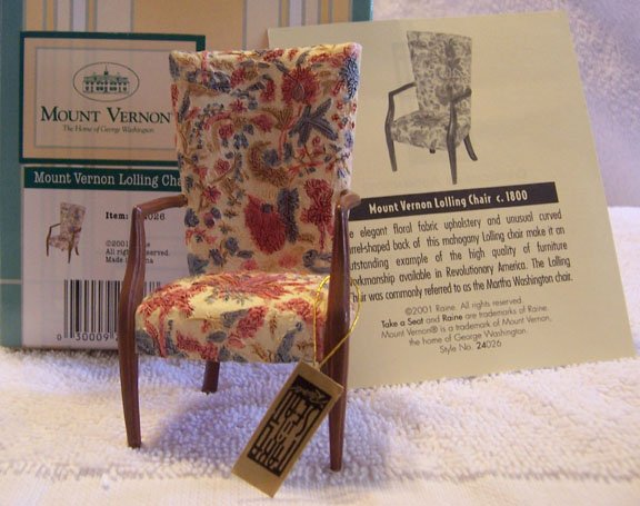 Take a Seat by Raine Lolling Chair #24026 NEW in Box
