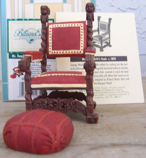 Take a Seat by Raine Mr. Vanderbilt's Chair #24032 New In Box