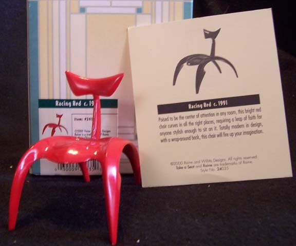 Take a Seat by Raine Racing Red #24035 NEW in Box