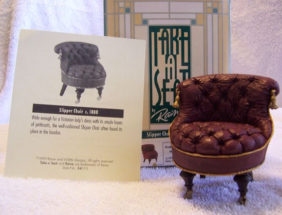 Take a Seat by Raine Slipper Chair #24010 NEW in Box