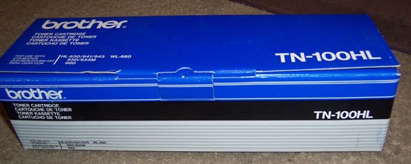 Genuine Brother TN-100HL Toner Cartridge NEW in Box