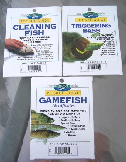 3 NEW Freshwater Angler Pocket Guides