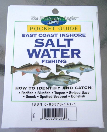 Pocket Guide East Coast Inshore Salt Water Fishing NEW