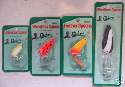 4 Oxboro Assorted Spoon Lures NEW in package