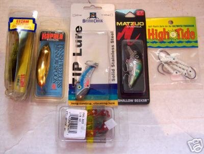 Lure & Jig Assortment featuring Storm, Zip & Rapala NEW
